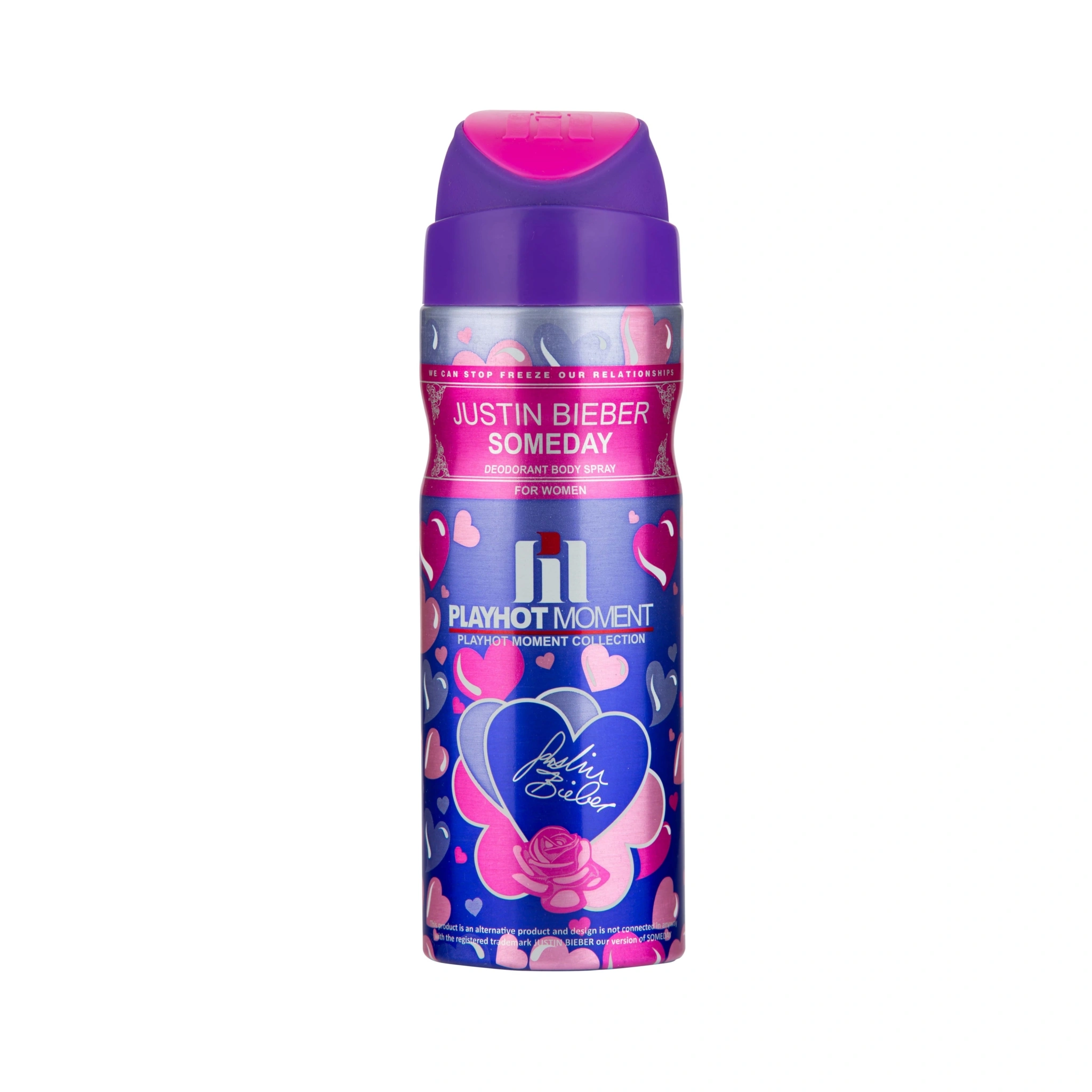 deodorant justin اسپری خوشبوکننده بدن JUSTIN BIEBER پلیهات مومنت - تصویر 1