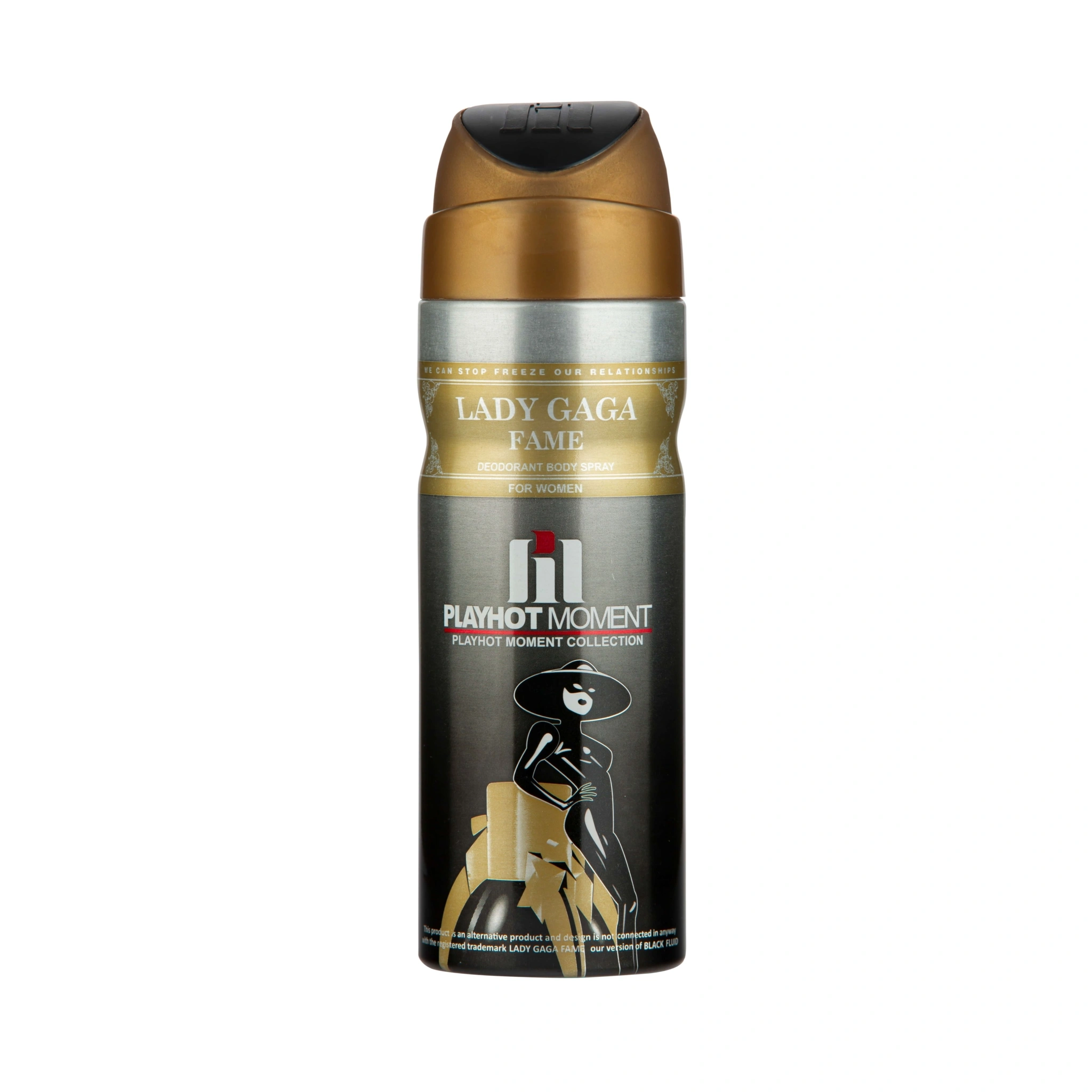 deodorant ladygaga اسپری خوشبوکننده بدن LADY GAGA FAME پلیهات مومنت - تصویر 1