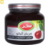 مربا آلبالو سحر ظرف شیشه   (1800 گرم)