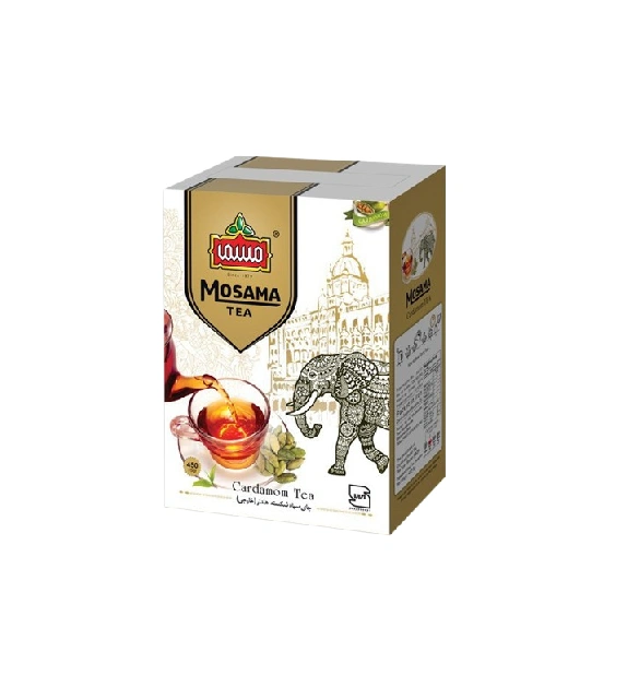 چای سیاه شکسته خارجه سیلان هلدار مسما - 450 گرم مقوایی مسما چای سیلان خارجه هل دار (450 گرم) - Image 1